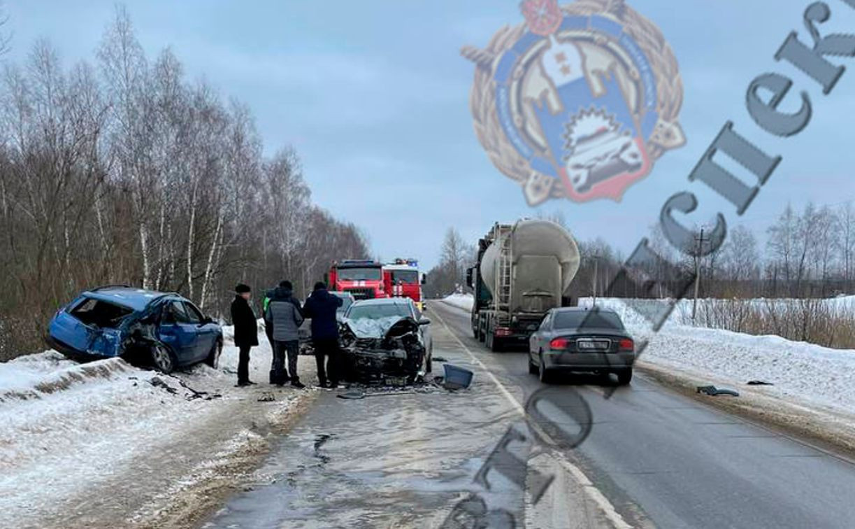 За два месяца в Тульской области 10 человек погибли в ДТП из-за выезда на встречку 