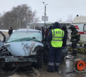 В Новомосковске в ДТП с автобусом погиб мужчина