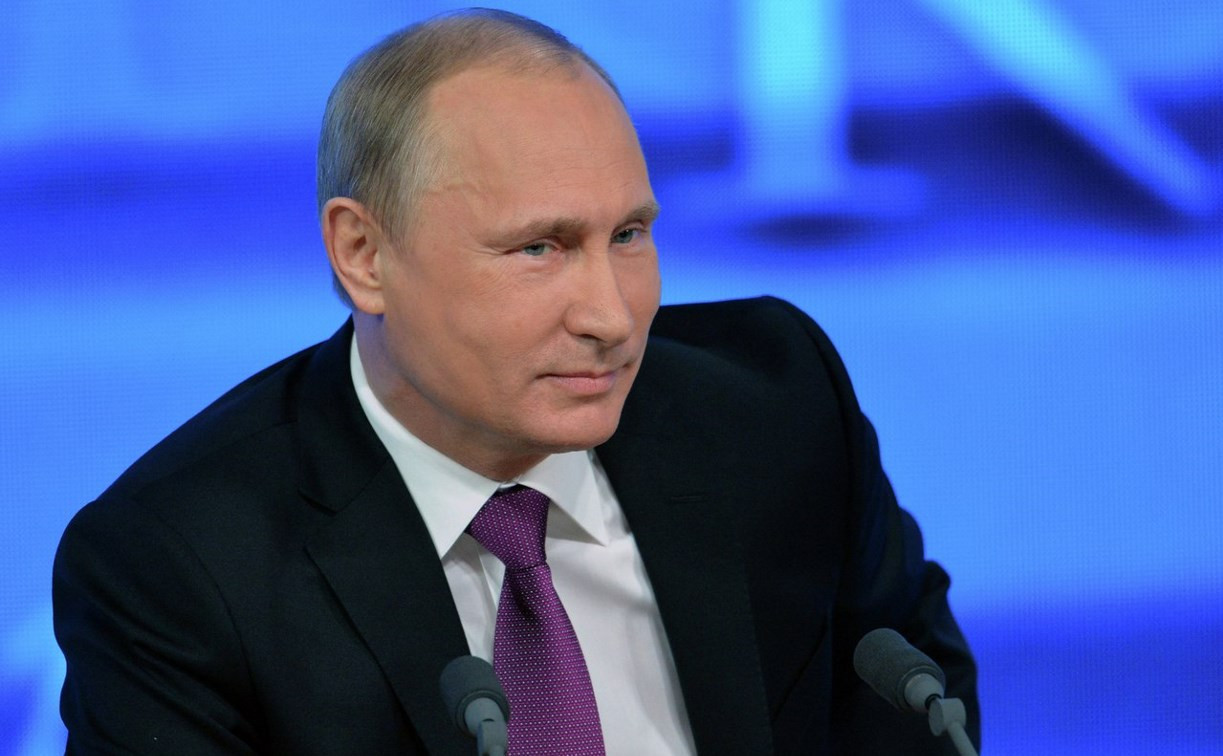 Владимир Путин поздравил туляков с наступающими праздниками