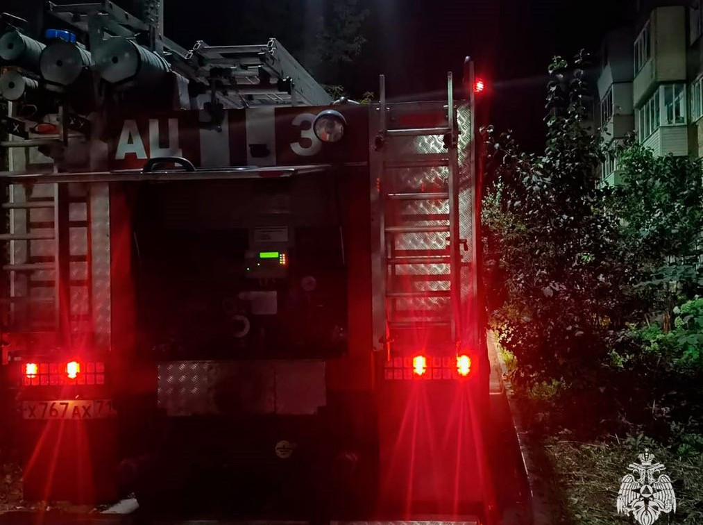 В Туле на пожаре на Приупской пострадала женщина