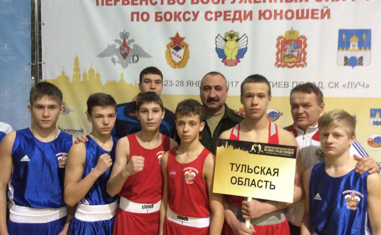 Тульские боксеры привезли медали с первенства Вооруженных Сил РФ 