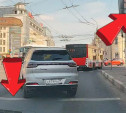 На ул. Советской встретили очень спешащего водителя