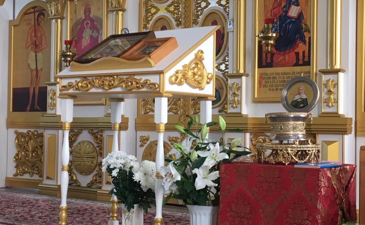 В Тульской области в храм привезли мощи святой Матроны Московской