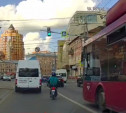 На ул. Советской в Туле встретили «бессмертного» мотоциклиста