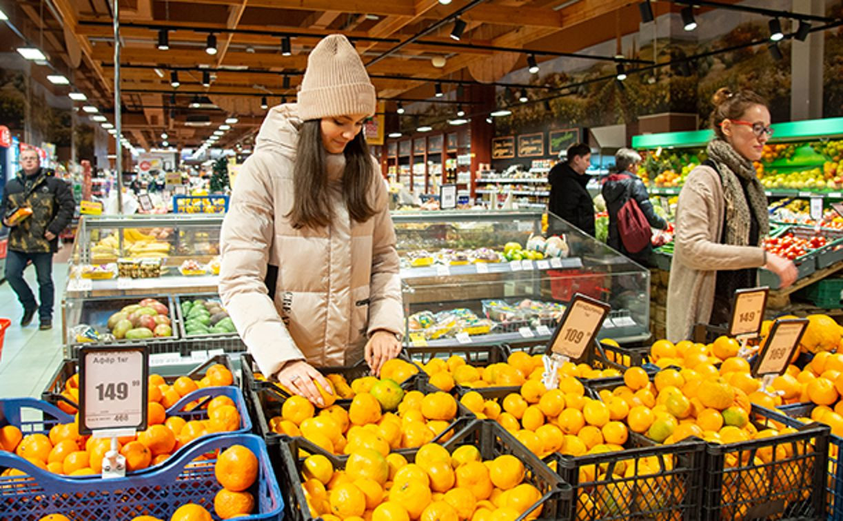 В России отметили двукратный рост цен на мандарины