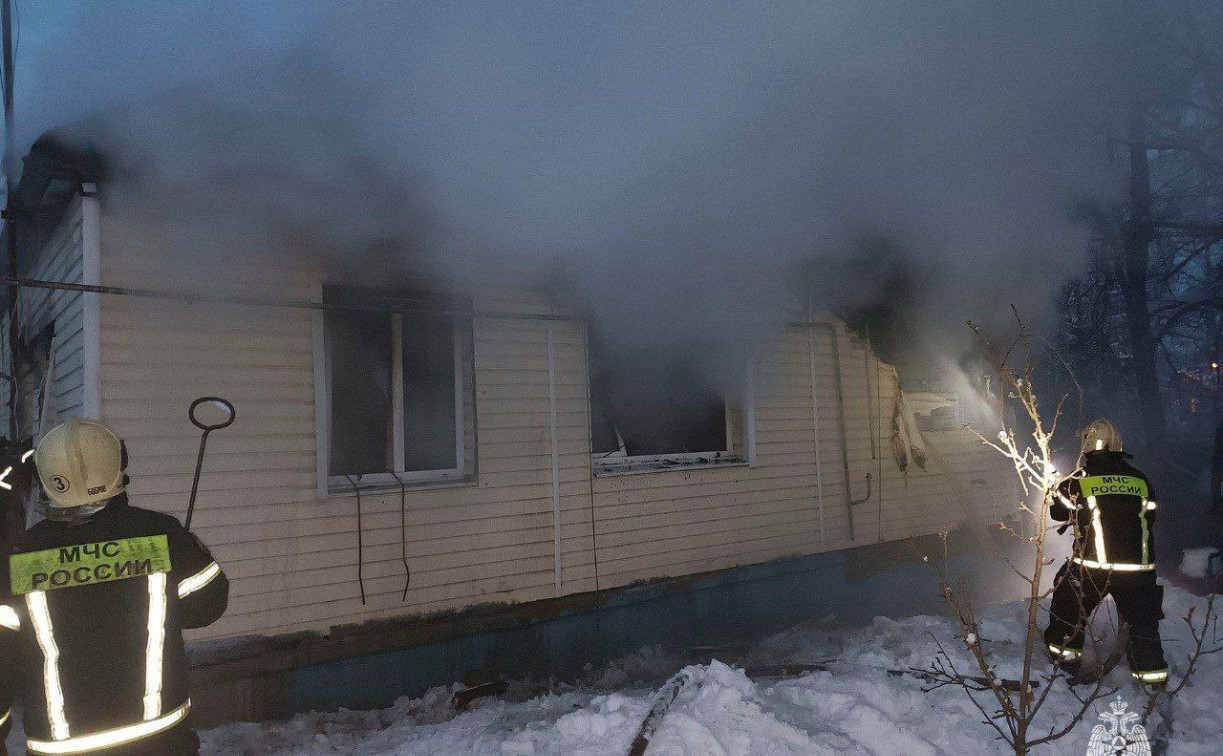 В Заречье при пожаре в жилом доме погиб мужчина