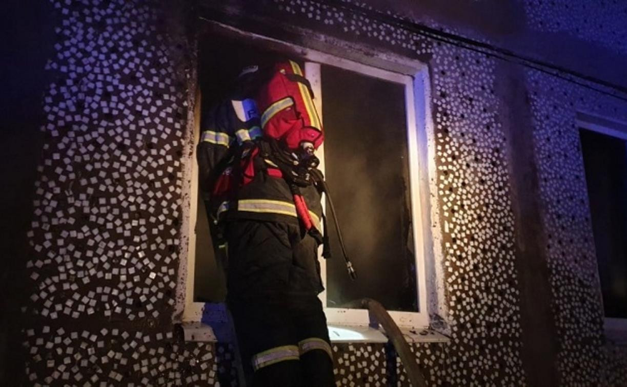 В Арсеньево при пожаре погибла 75-летняя женщина