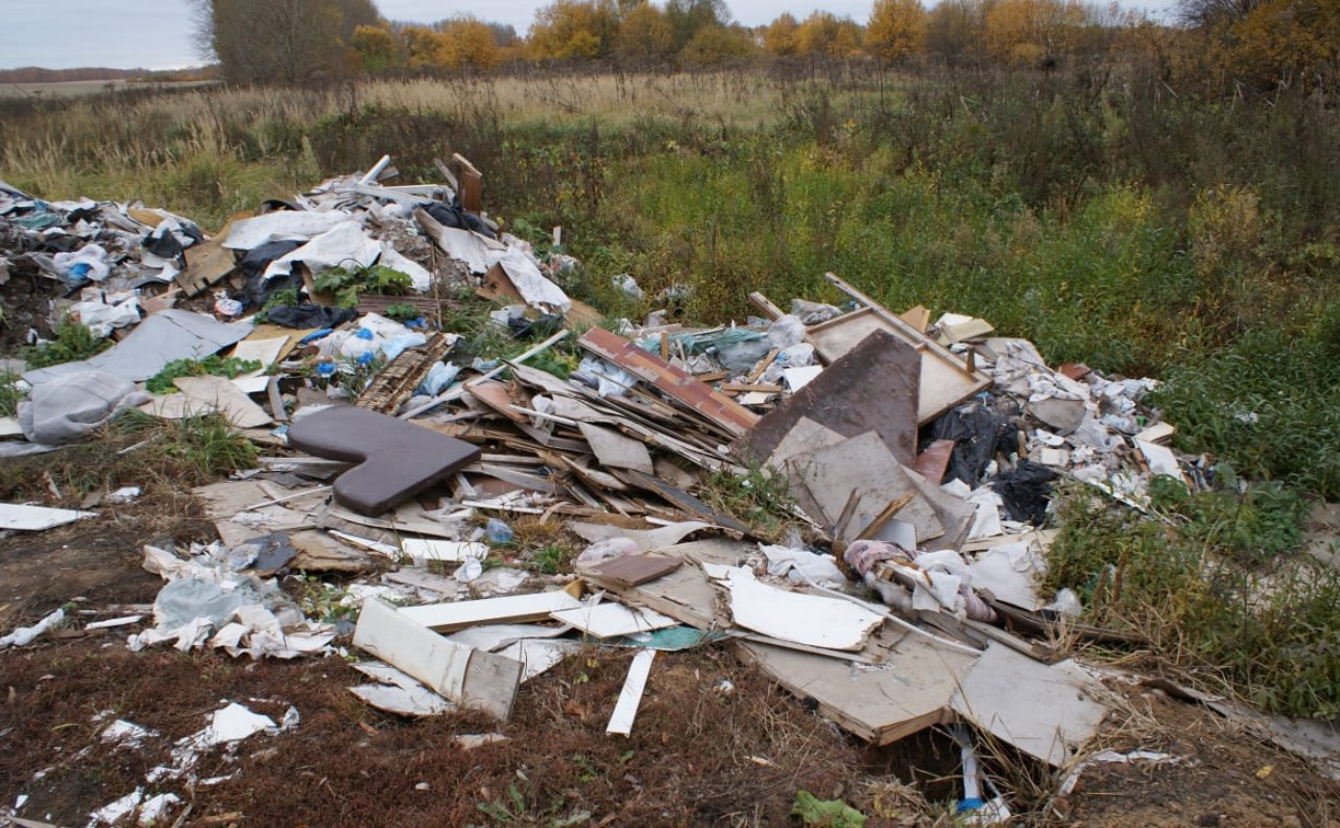 Место гибели советских воинов в Тульской области засыпали мусором