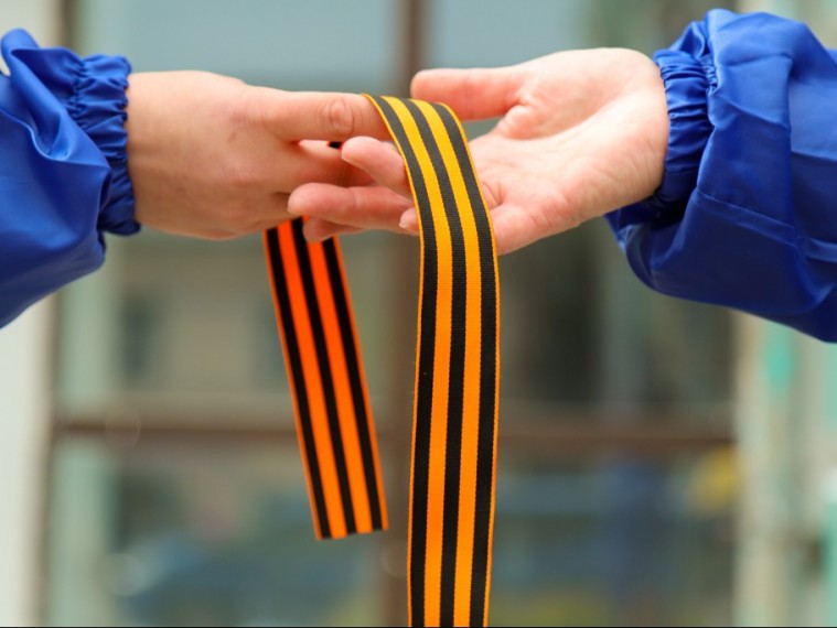 С 6 мая в Туле начнут раздавать георгиевские ленты