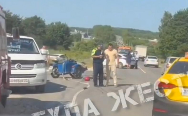 В Тульской области в ДТП погиб 77-летний мотоциклист