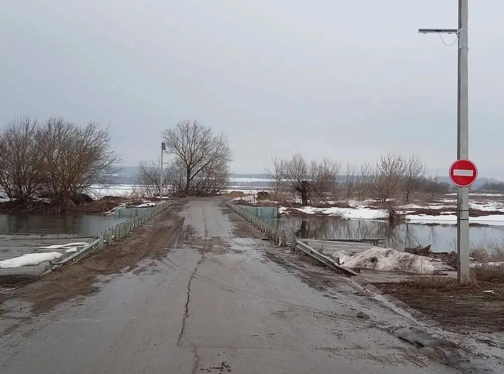 9 мостов и одна набережная перекрыты в Тульской области из-за разлива рек
