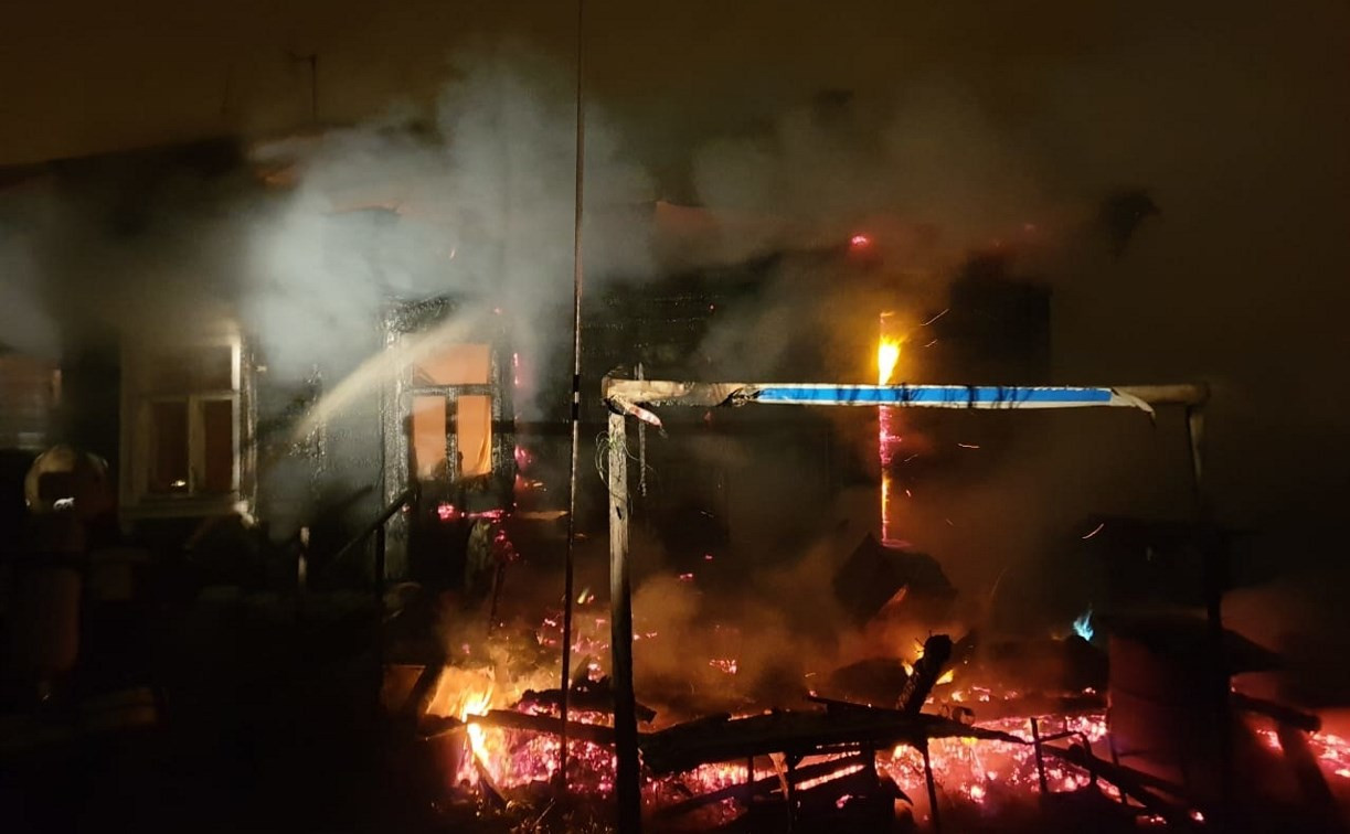 В Алексине в страшном пожаре погиб мужчина