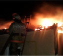 Ночью в Воловском районе сгорел жилой дом