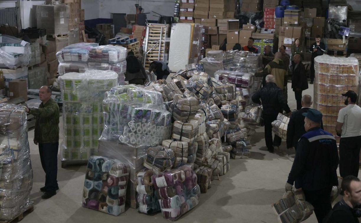 Из Тулы в Оренбургскую область направили 100 тонн гуманитарного груза