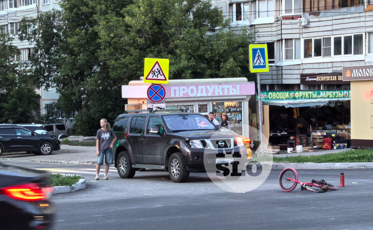 На Пузакова Nissan сбил ребенка на велосипеде