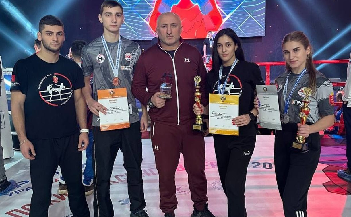 Тульские кикбоксеры завоевали медали на чемпионате России