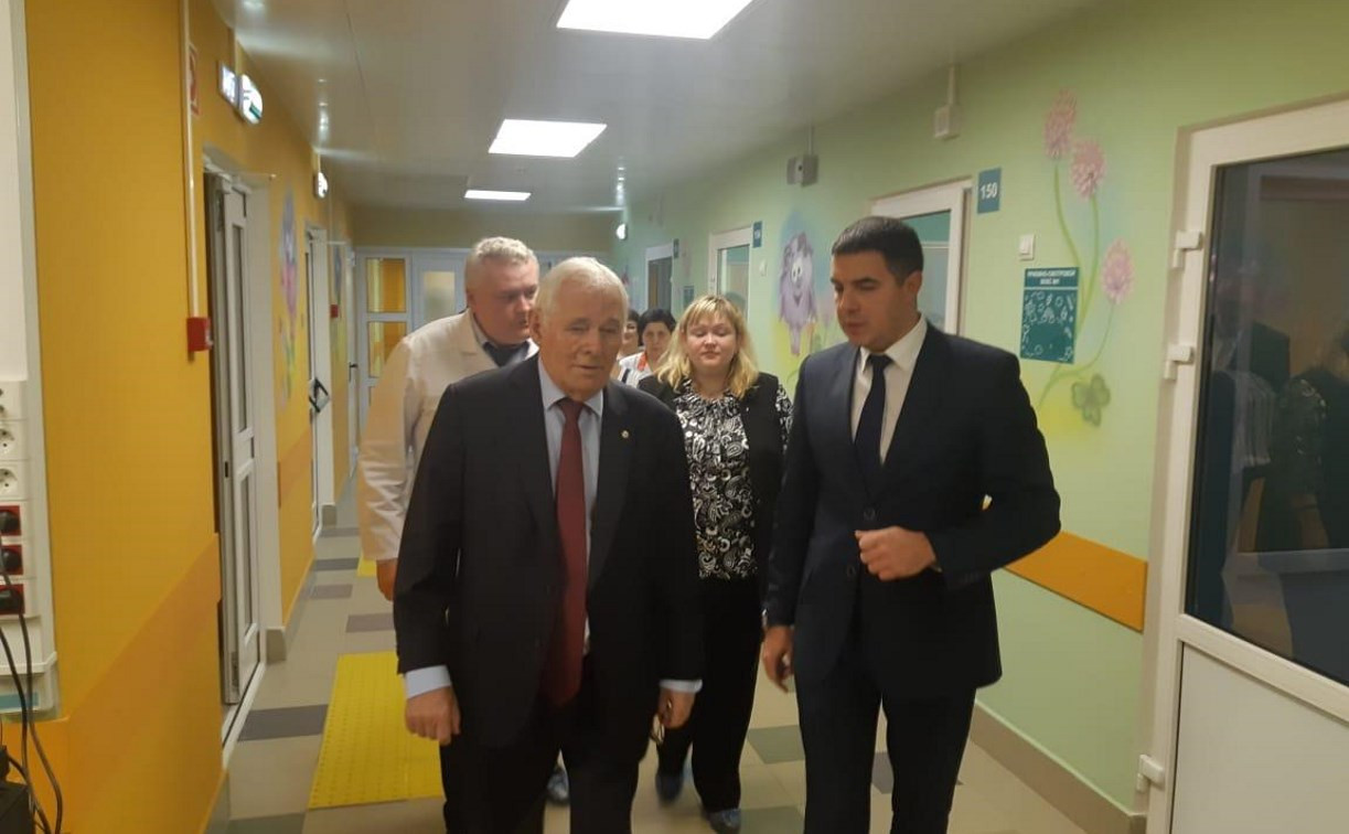 Леонид Рошаль высоко оценил новый корпус Тульской детской областной больницы