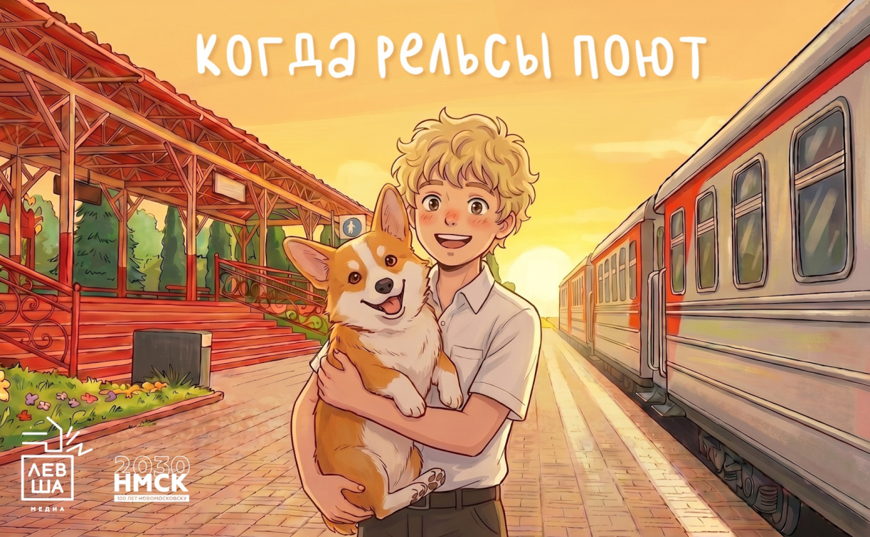 Как щенок Шпала и поезда изменили жизнь мальчика из Новомосковска: добрый мультфильм от «Левша Медиа»