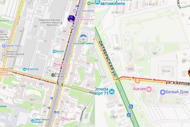 Туляки жалуются на новый режим работы светофоров в Заречье 