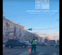 На проспекте Ленина в Туле оборвались троллейбусные провода 