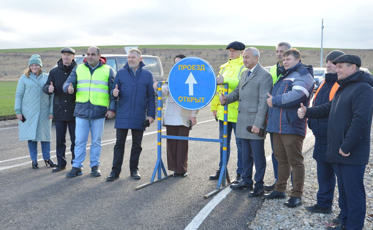 В Ефремовском районе открыли новую дорогу длиной 5,5 км