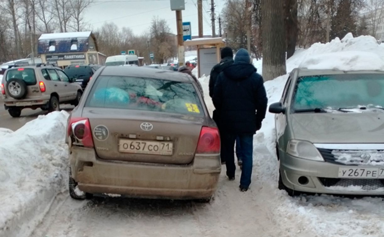 В Туле водителя оштрафовали за неуважение к пешеходам