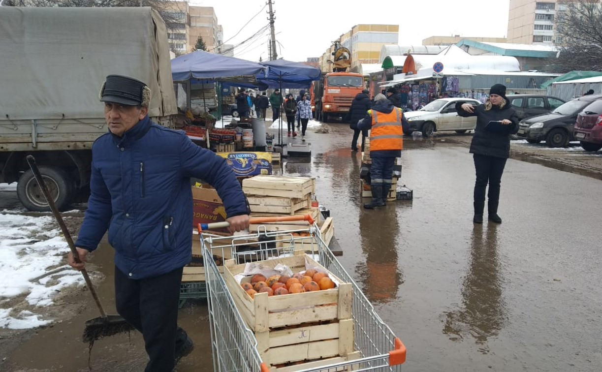 В Туле ликвидировано 16 незаконных торговых палаток на Плехановском рынке
