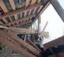 В Одоеве под тяжестью снега обрушилась крыша пятиэтажки