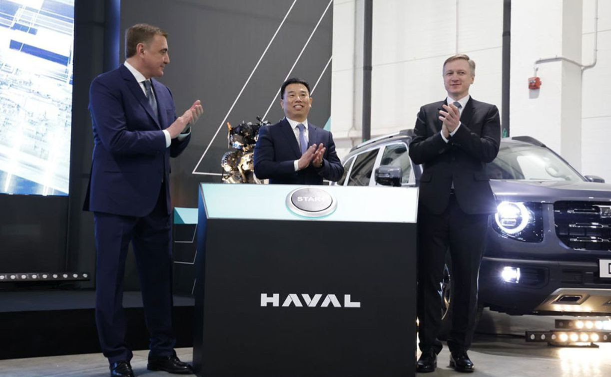 В Узловой запустили производство двигателей для автомобилей HAVAL