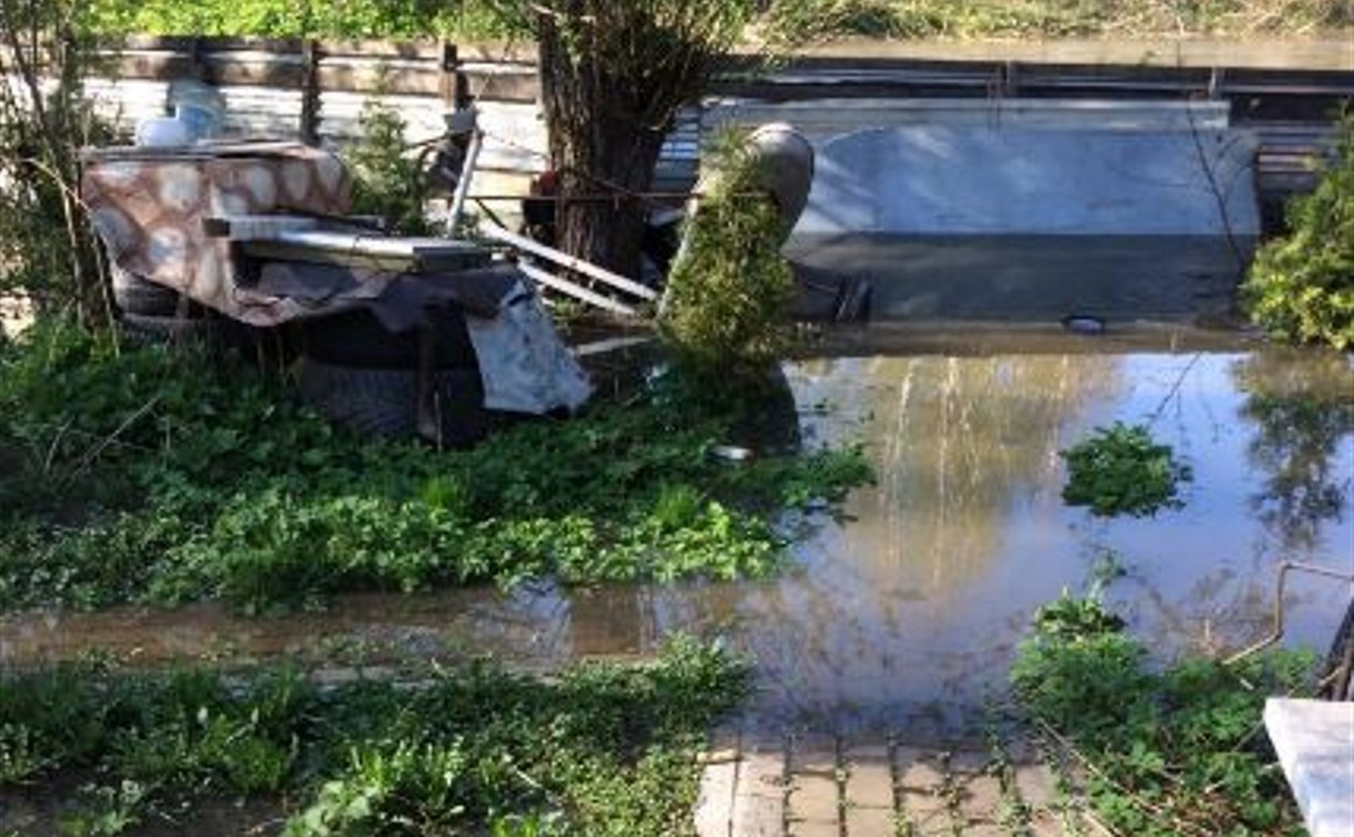 Тулячка: «Уровень воды в р. Воронка поднялся почти на 1,5 метра. Подтопило участки!»