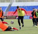 Футболисты «Арсенала» опробовали поле стадиона «Старт» в Саранске