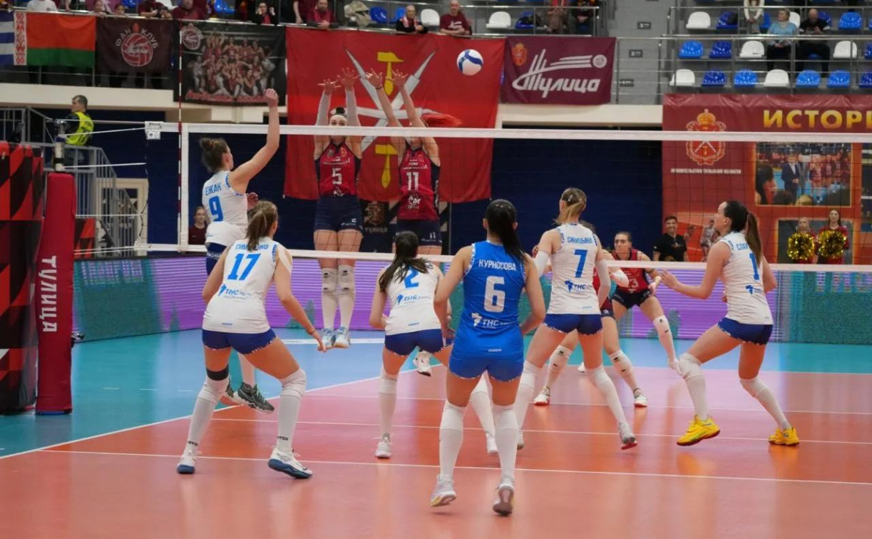 Волейболистки «Тулицы» со счётом 3:0 обыграли краснодарское «Динамо»