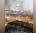 Трубы горят: в Щегловской засеке огонь с горящих полей перекинулся на теплотрассу