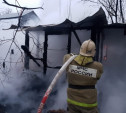 Утром 23 марта в тульском СНТ сгорела дача