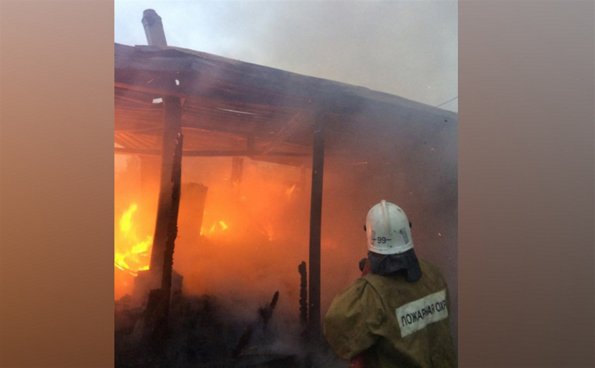 В Тульской области в страшном пожаре погибли две женщины