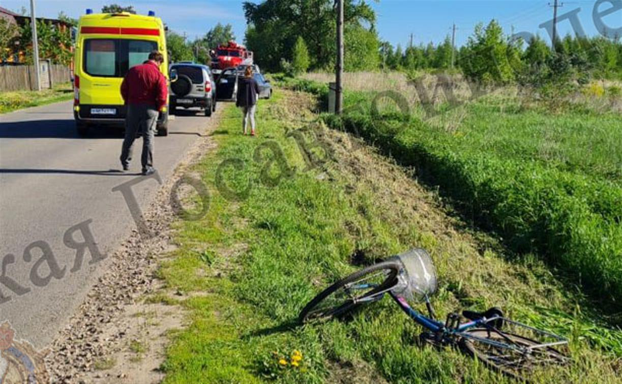 В Узловой пьяный водитель внедорожника сбил пенсионерку на велосипеде