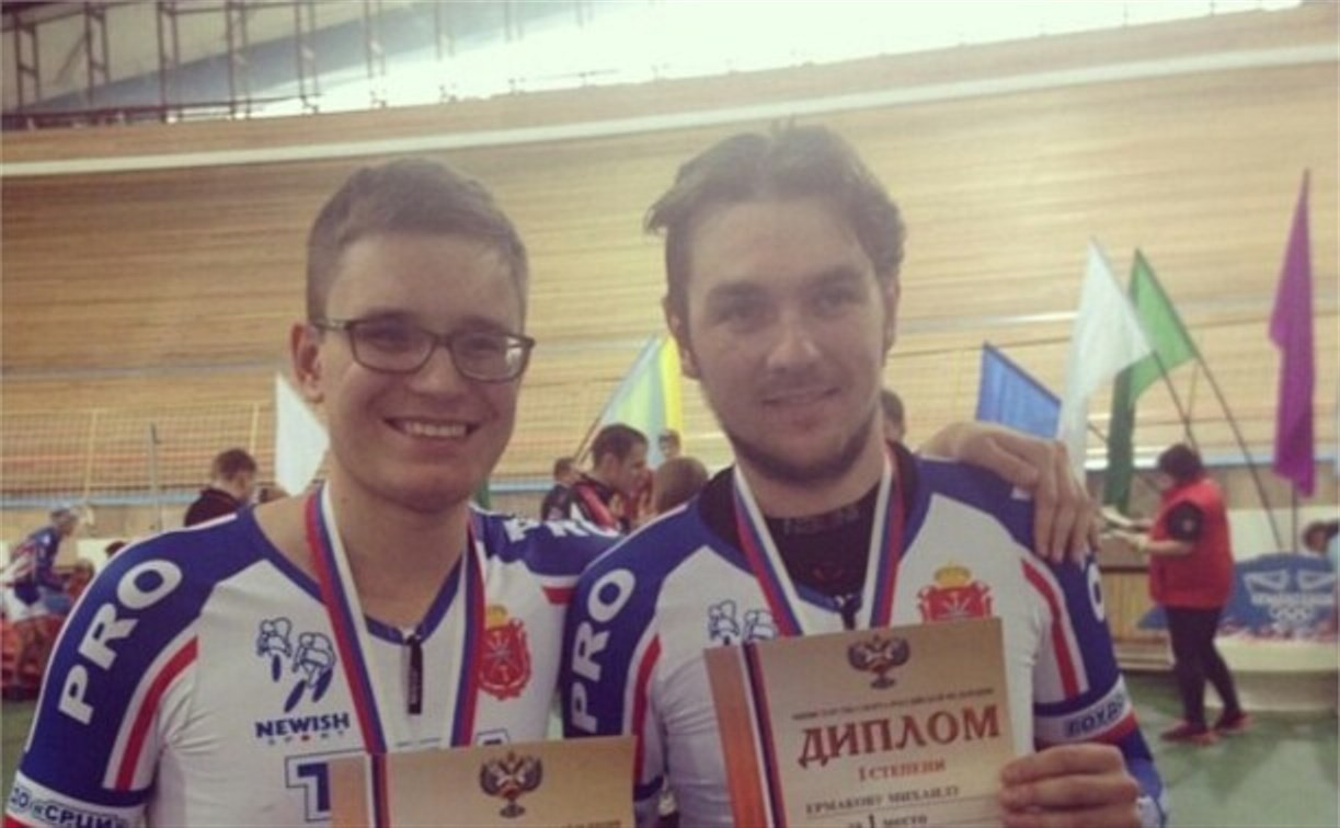 Туляки завоевали золото на чемпионате России по велоспорту «тандем-трек» 