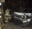 В Болохово ночью сгорел автомобиль «Ауди»