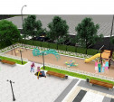 В тульском Заречье появится современный сквер с детскими площадками и сценой