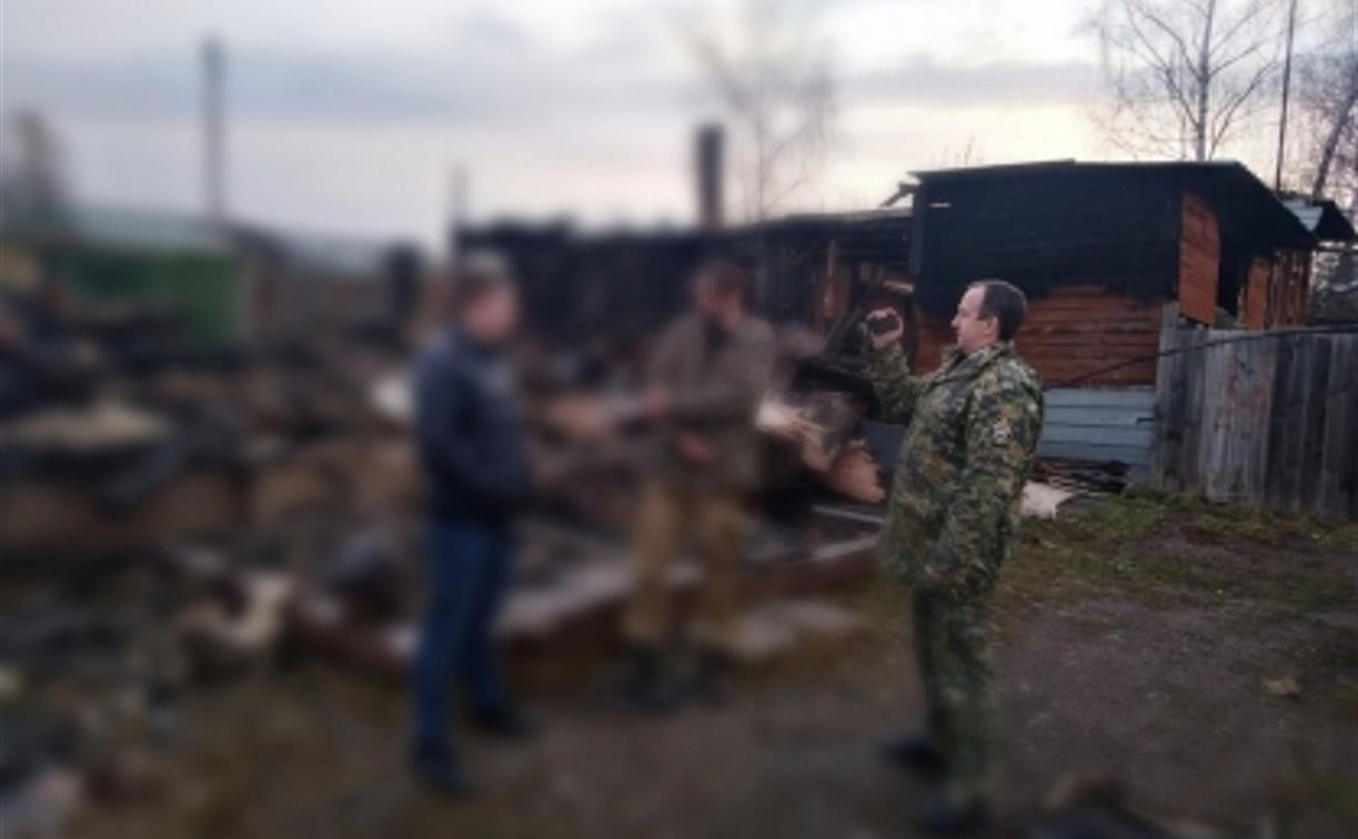 По факту поджога дома на 5 семей в Заокском районе возбуждено уголовное дело