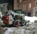 Ночью в Туле дороги от снега чистили 110 единиц техники
