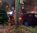 В Туле на улице Кирова столкнулись две иномарки
