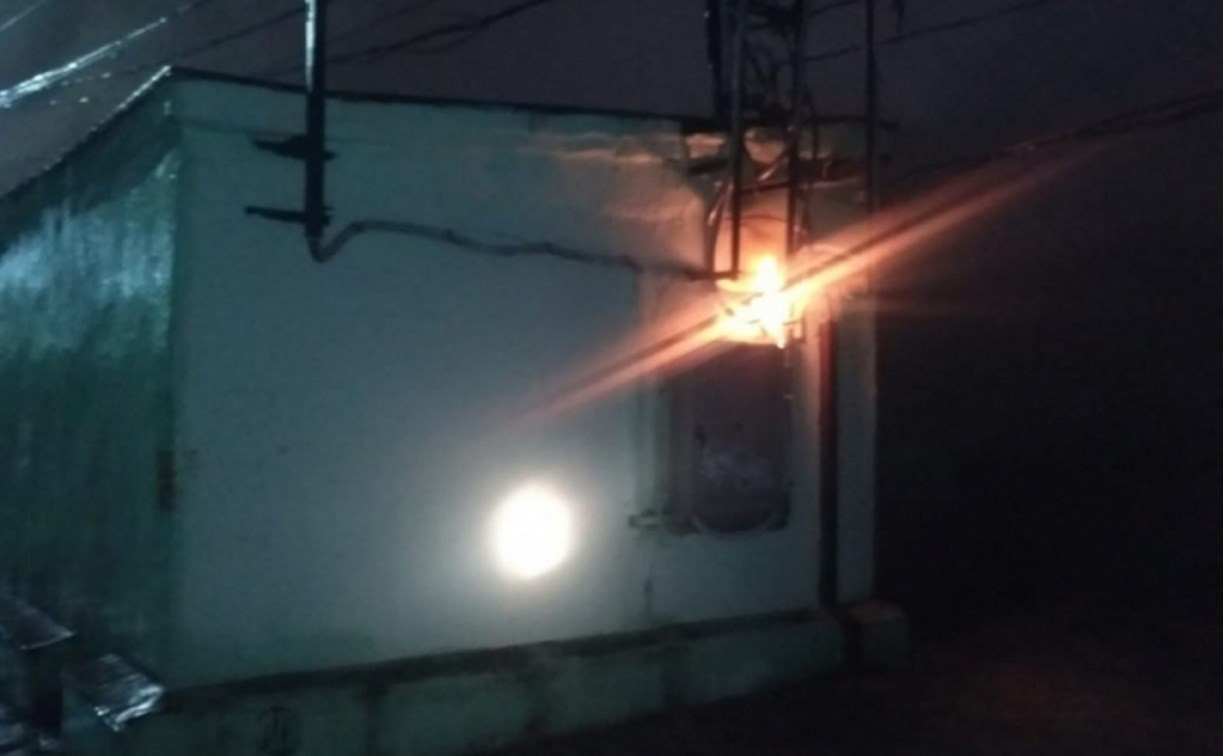 Возгорание трансформаторной подстанции: В Туле без света остались три улицы