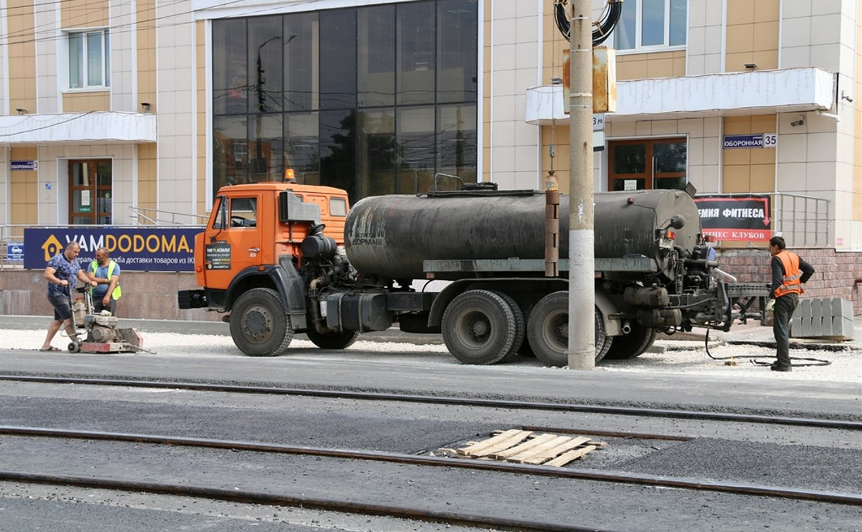 Как продвигается ремонт улицы Оборонной в Туле
