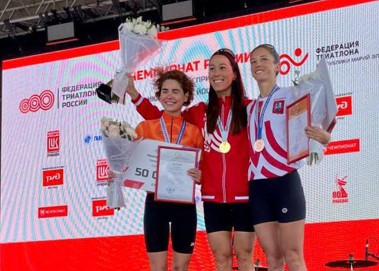 Тулячка Яна Ченская выиграла серебро чемпионата России по триатлону