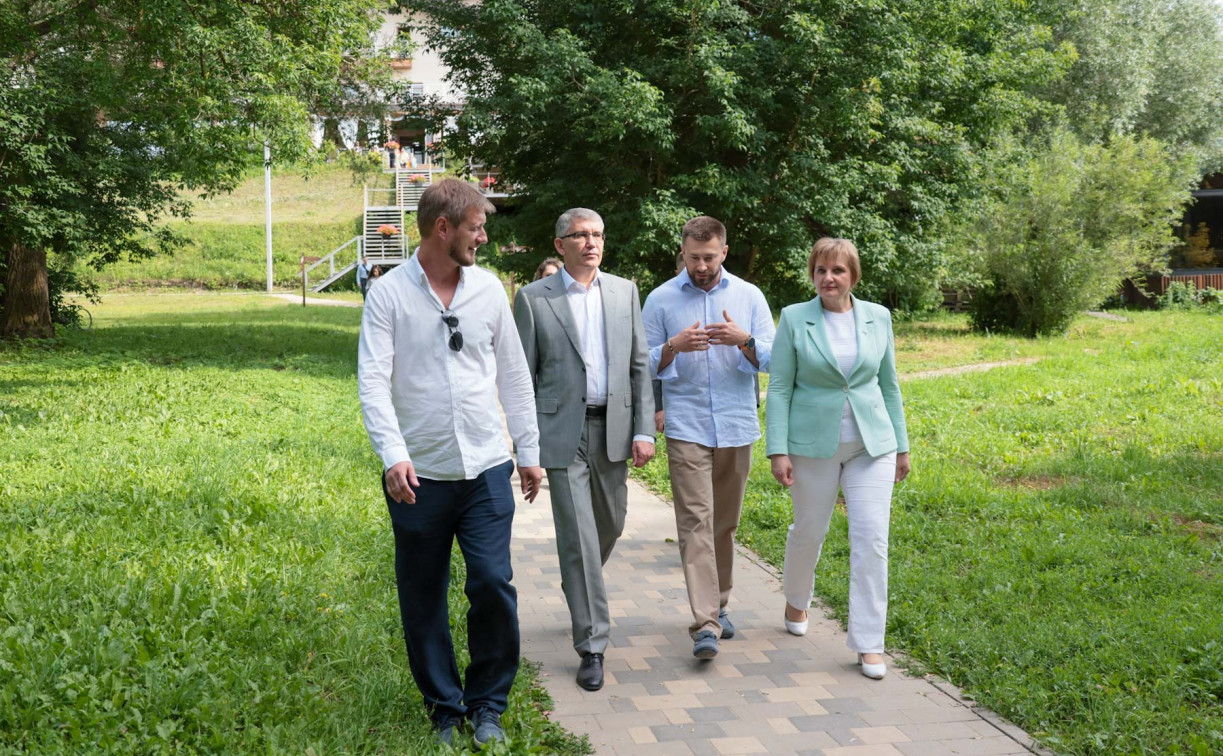 Дмитрий Миляев посетил туристические объекты Заокского района