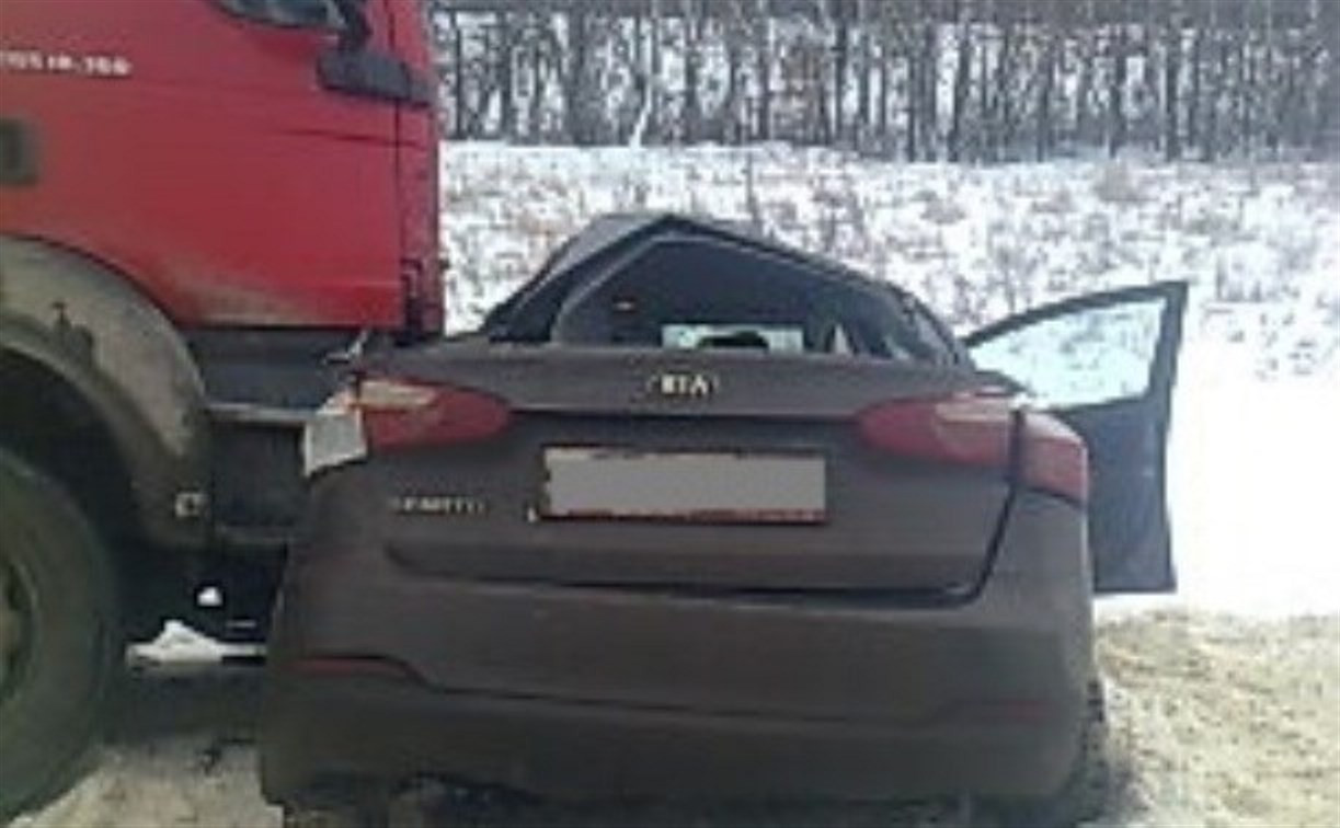 На М4 разбилась легковушка Kia