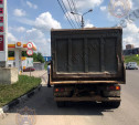 В Туле инспекторы ГИБДД задержали опасный грузовик на «лысой» резине