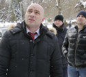 Начальник ГЖИ Алексей Бирюлин проверил, как борются с сосульками в Алексине 