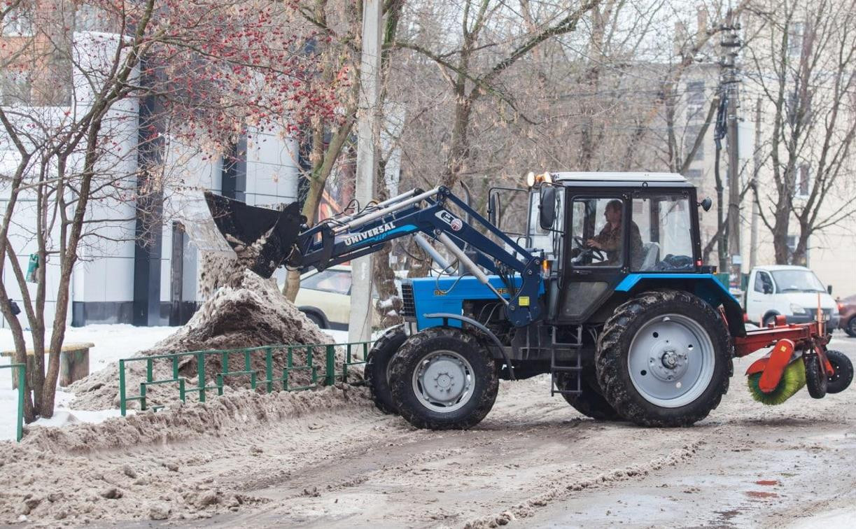 В Туле ограничат движение транспорта из-за уборки снега